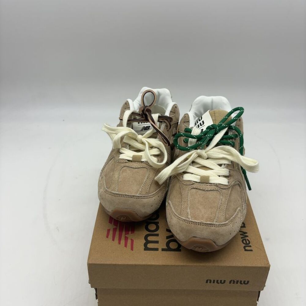 Miu Miu Beige Sneakers in Multicolor